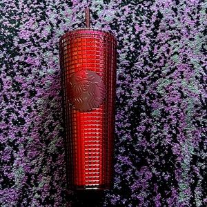 Cherry Red Starbucks Tumbler